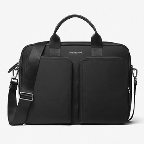 MICHAEL KORS MENS Kent Nylon Briefcase - Picture 1 of 6